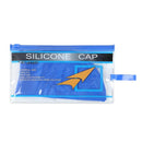 Pánská silikonová čepice G-TYPE F206 s modrým vzorem, Spurt