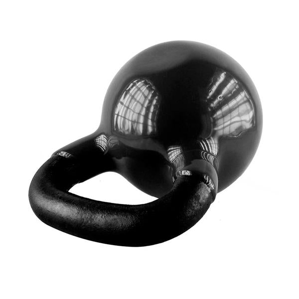 KNV12 BLACK KETTLEBELL CAST IRON VINYL-COATED HMS