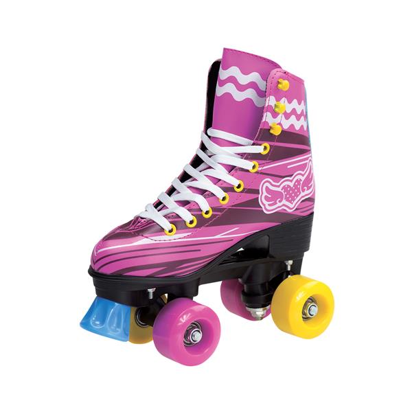 NQ18311S PINK-WHITE SIZE 36 NILS EXTREME ROLLER SKATES