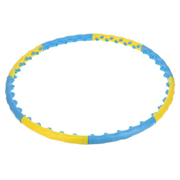 HHP022 YELLOW-BLUE HULA HOP 1,45KG 110CM HMS