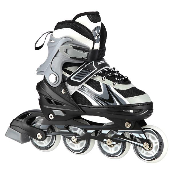 NH18188 A 2in1 GREY SIZE S(29-33) SKATING BLADES WITH HOCKEY BOARD NILS EXTREME