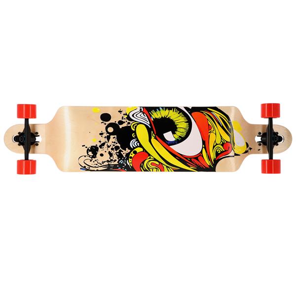Longboard s dřevěným okem Nils Extreme