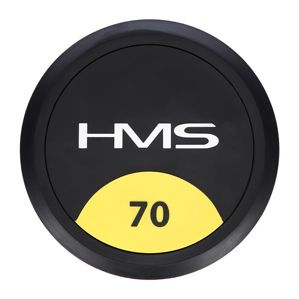 HG PRO 70 KG RUBBER-COATED DUMBBELLS HMS