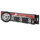 PU 90x24 82A ČERNÁ MATNÁ (4 ks) + ABEC-9 CHROM (8 ks) NILS EXTREME SET