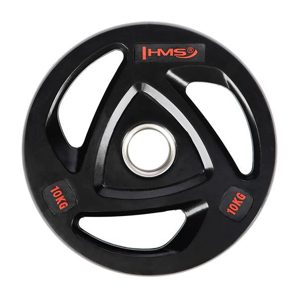 TOX10 BLACK OLYMPIC PLATE RUBBER-COATED 10 KG HMS