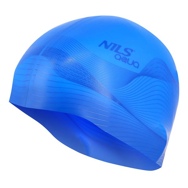 G-TYPE MEN F206 BLUE PATTERN SILICONE CAP NILS AQUA