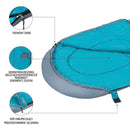 ŠEDOZELENÝ SPACÍ PYTEL NC2008 VELIKOST M NILS CAMP