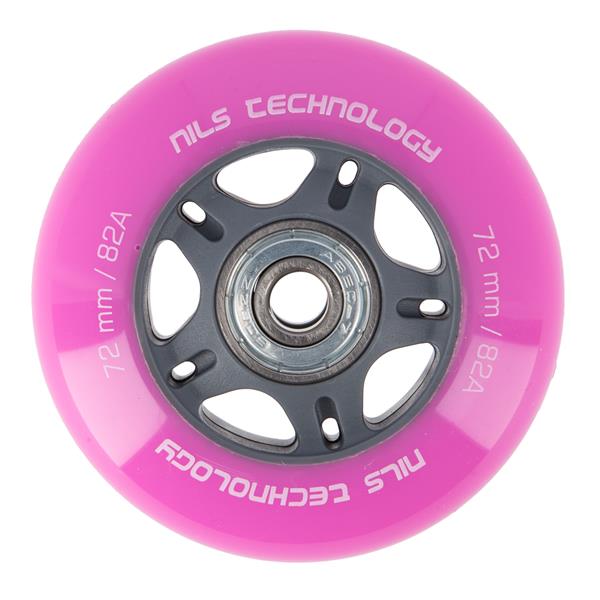 PU 72x24 82A (4 ks.) RŮŽOVÁ + ABEC-7 (8 ks.) NILS EXTREME SET