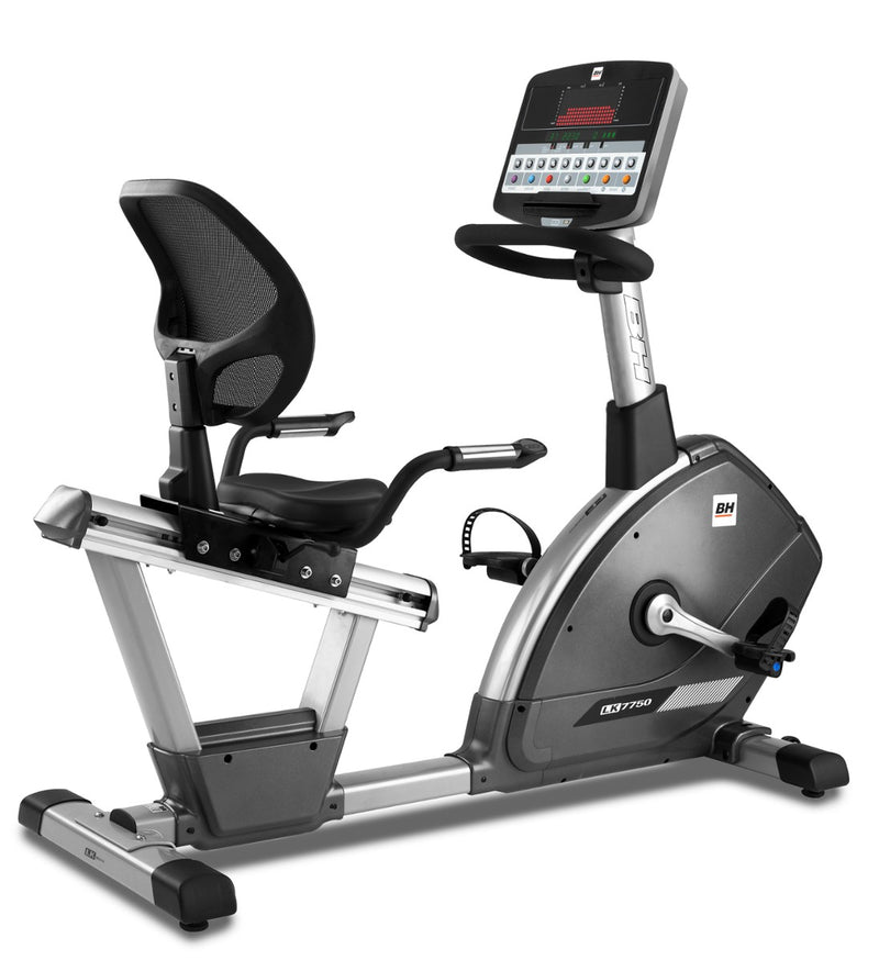 BH Fitness LK7750 16" LED H775 Electromagnetic Recumbent Bike