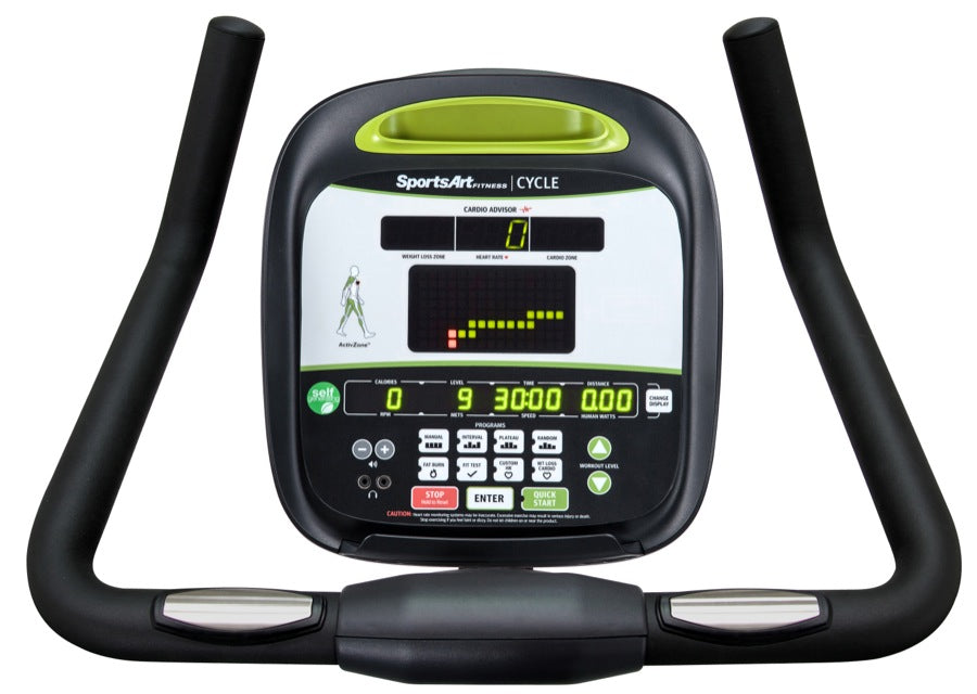 SportsArt C545U 16" Senza Display Exercise Bike 