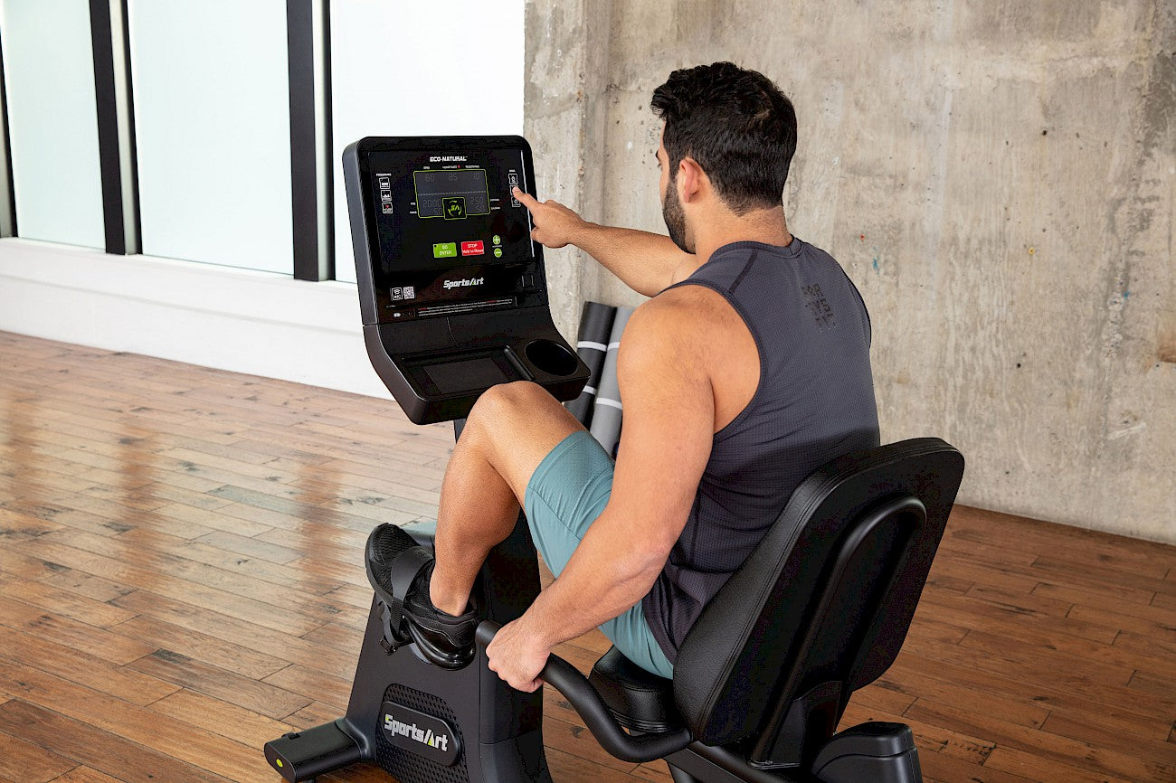 Rower poziomy SportsArt C573R LED DISPLAY