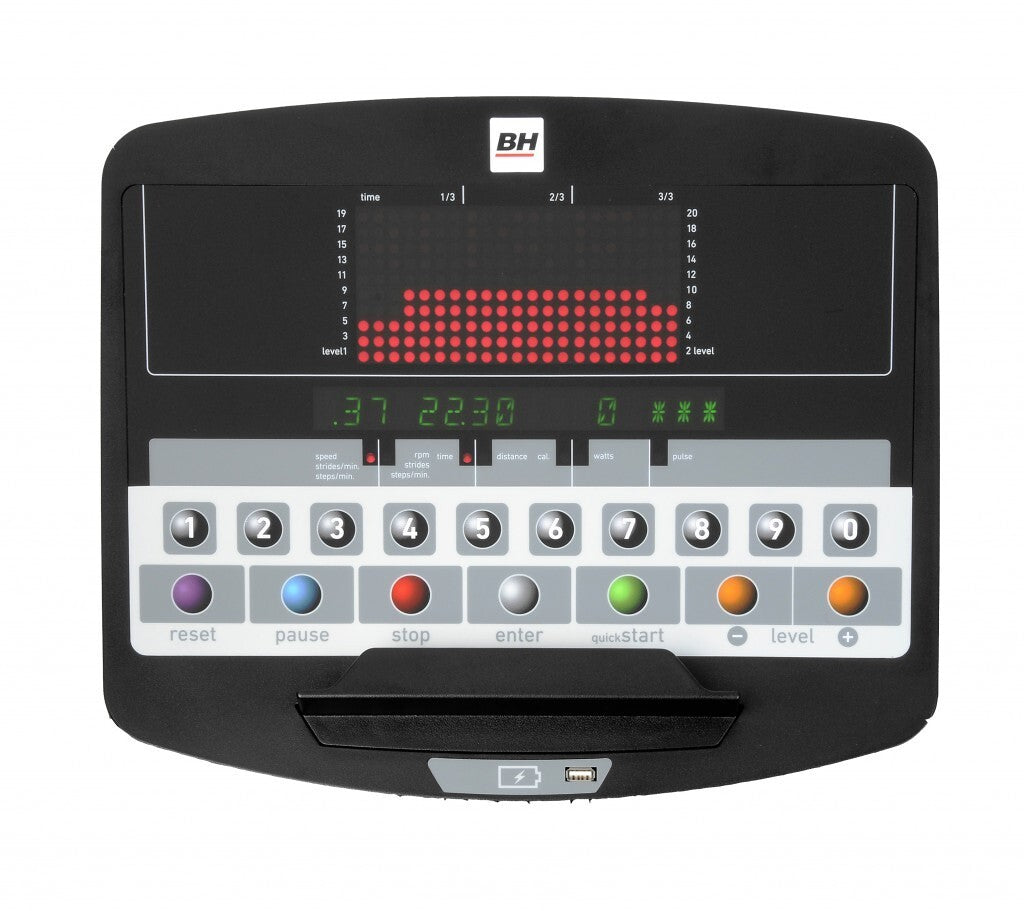 Stepper Elektromagnetyczny SK2500 16" LED R250 BH Fitness